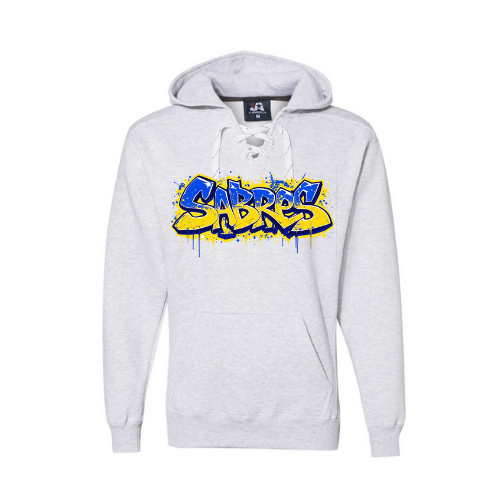 Jr. Sabres Blue Grafitti Adult Sweatshirt