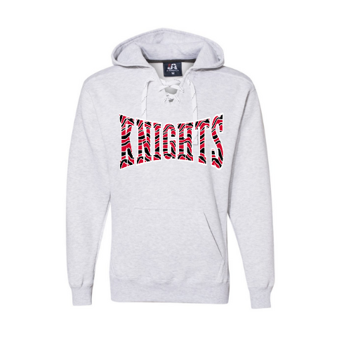 Knights Striped Print Adult Sweatshirt