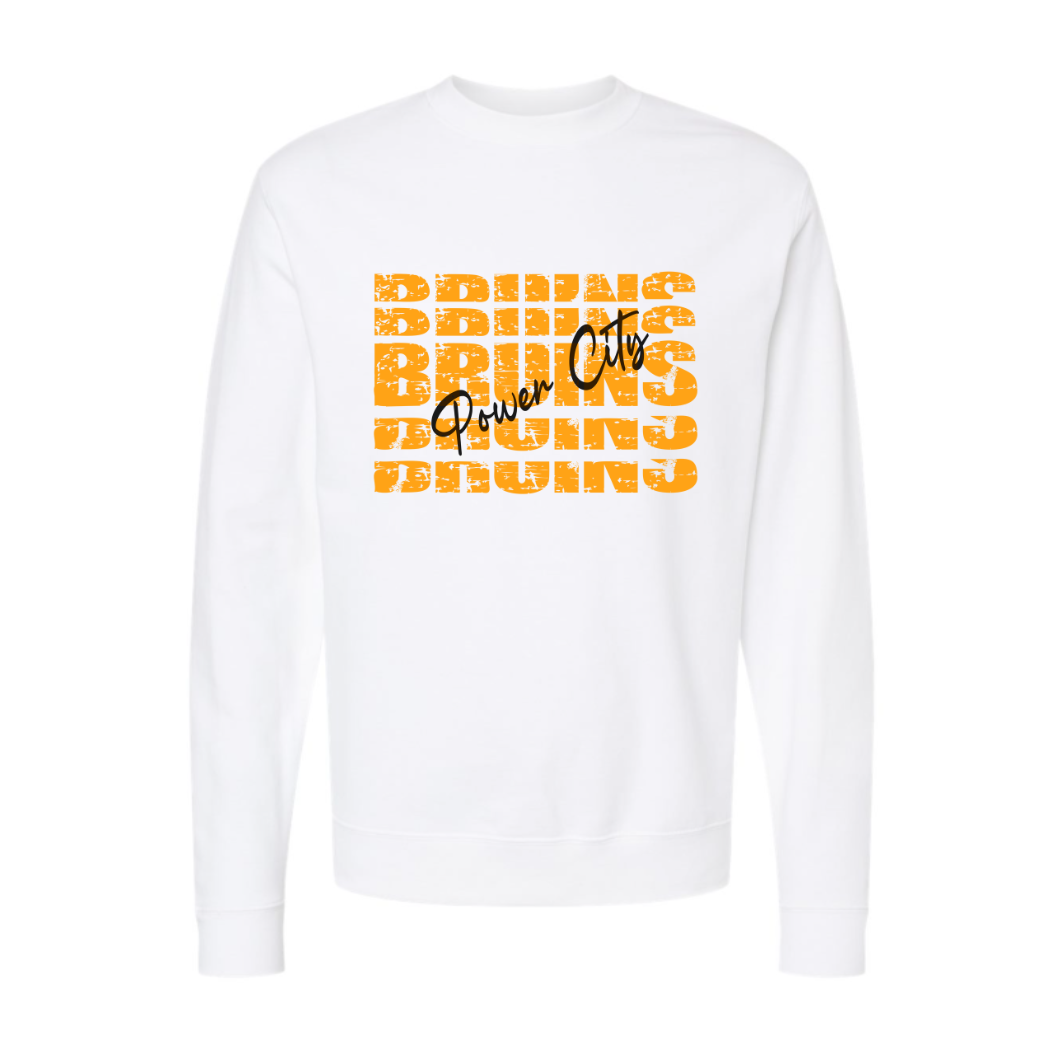 Bruins Stacked Adult Sweatshirt