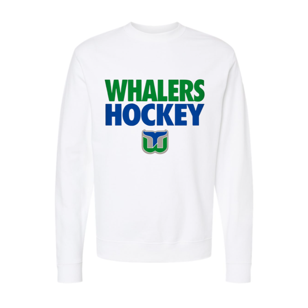 Whalers Hockey Adult Hooded Sweatshirt