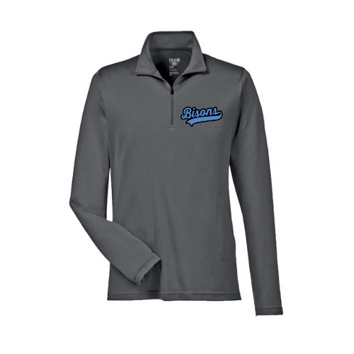 Buffalo Bisons Blue Youth Performance Quarter Zip Sweatshirt
