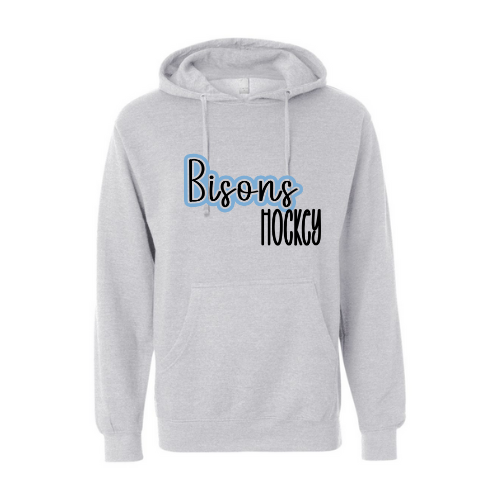 Bisons See-Thru Adult Sweatshirt