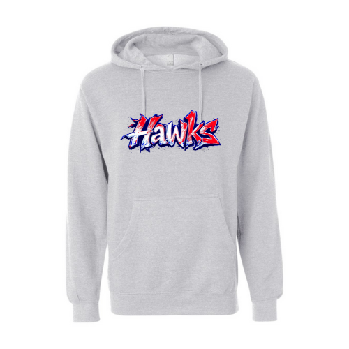Hawks Grafitti Adult Sweatshirt