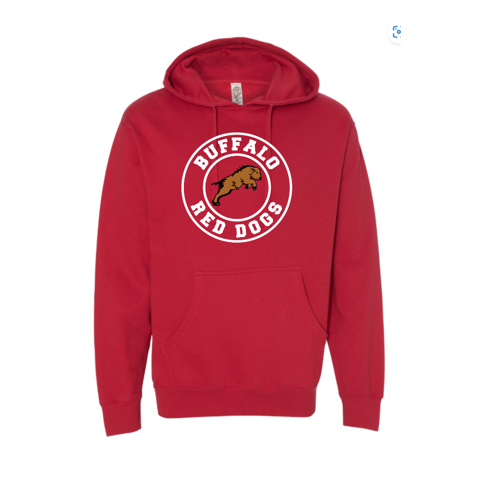 Red Dogs Logo Youth Hooded Sweatshirt