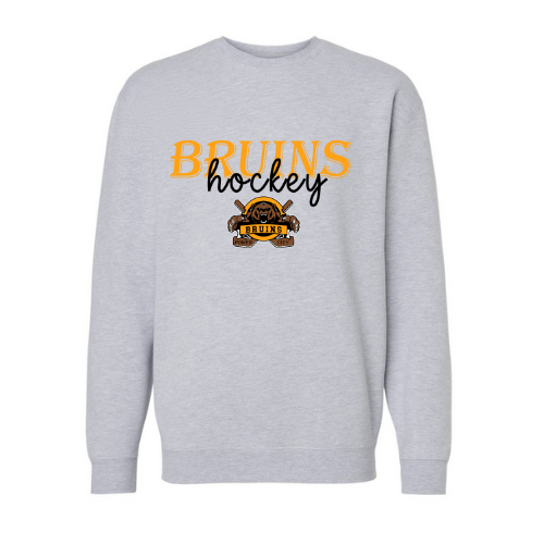 Power City Bruins Hockey Adult Sweatshirt