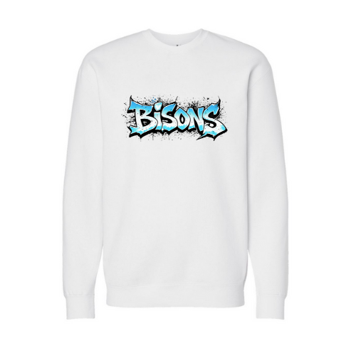 Bisons Grafitti Adult Sweatshirt