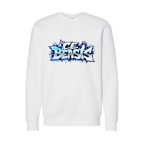 Ice Beasts Grafitti Adult Sweatshirt