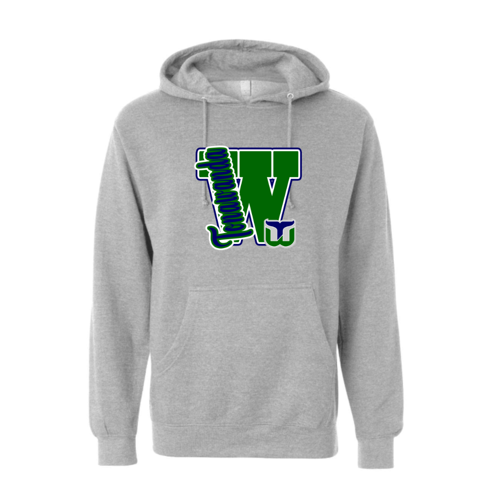 Whalers Varsity Letter Adult Sweatshirt