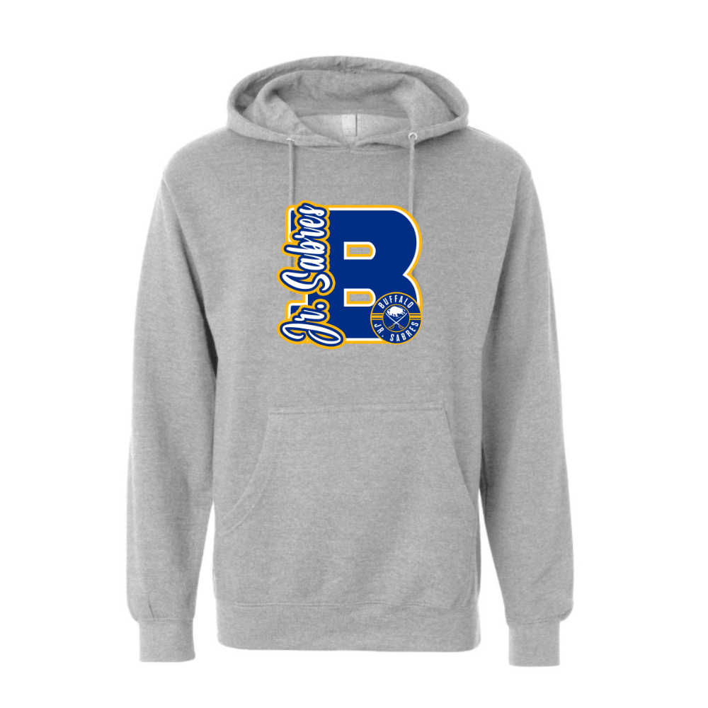 Jr. Sabres Blue Varsity Letter Adult Sweatshirt