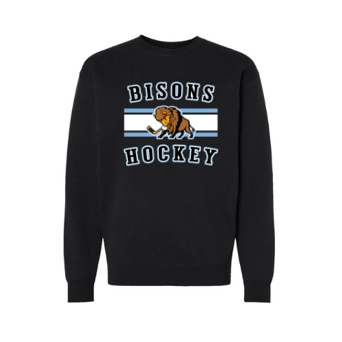 Buffalo Bisons Stripe Letter Adult Sweatshirt