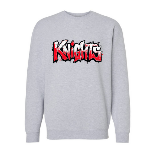 Knights Grafitti Adult Sweatshirt
