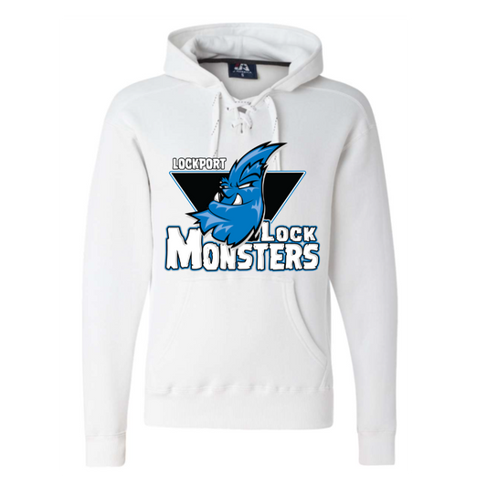 Lockport Logo Adult Hooded Sweatshirt