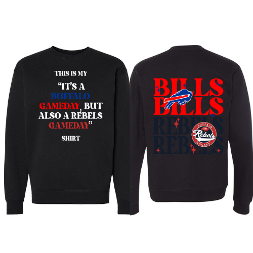 Buffalo/Your Team Adult Sweatshirt