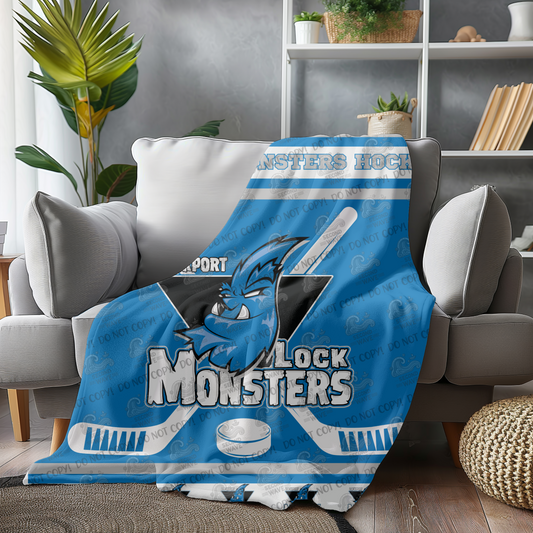 Lockport Blanket with Stripes