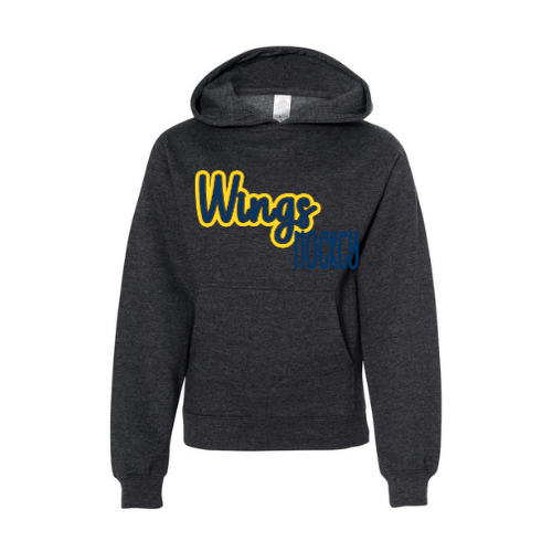 Wings See-Thru Youth Sweatshirt