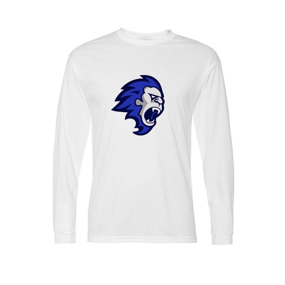 Beast Mascot Adult Long Sleeve Performance Shirt