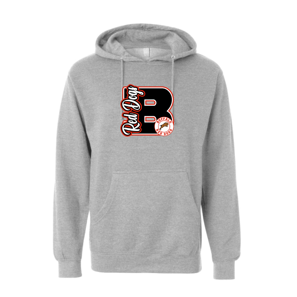 Red Dogs Varsity Letter Adult Sweatshirt