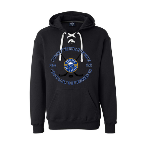 Jr Sabres Blue NYS Championships Adult Sweatshirt