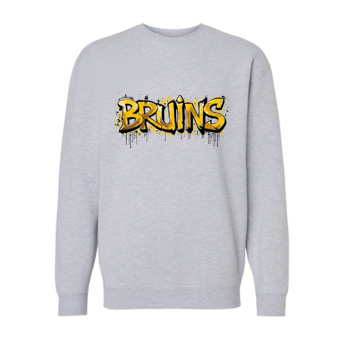 Bruins Grafitti Adult Sweatshirt