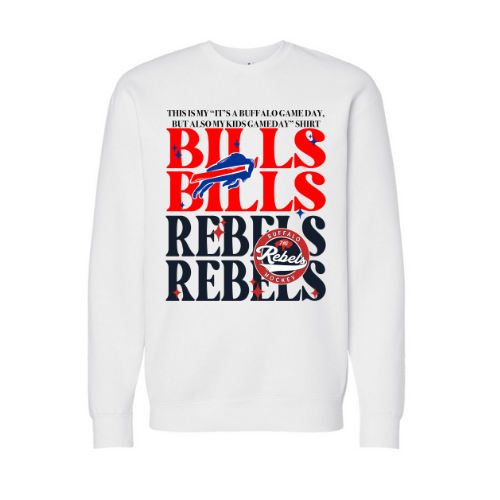 Buffalo/Your Team Adult Sweatshirt