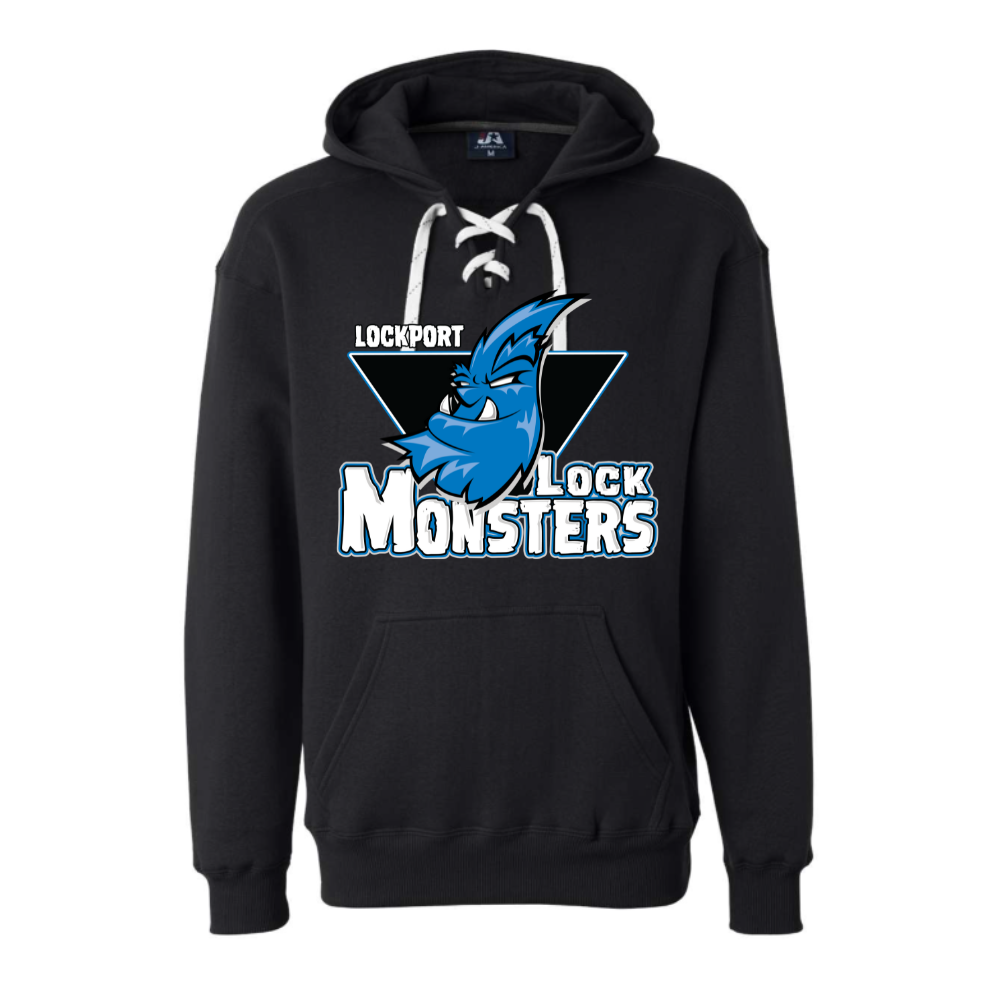 Lockport Logo Adult Hooded Sweatshirt