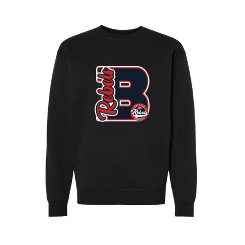 Rebels Varsity Letter Adult Sweatshirt