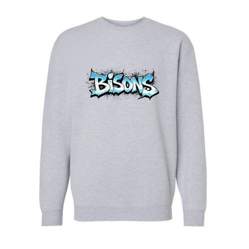 Bisons Grafitti Adult Sweatshirt