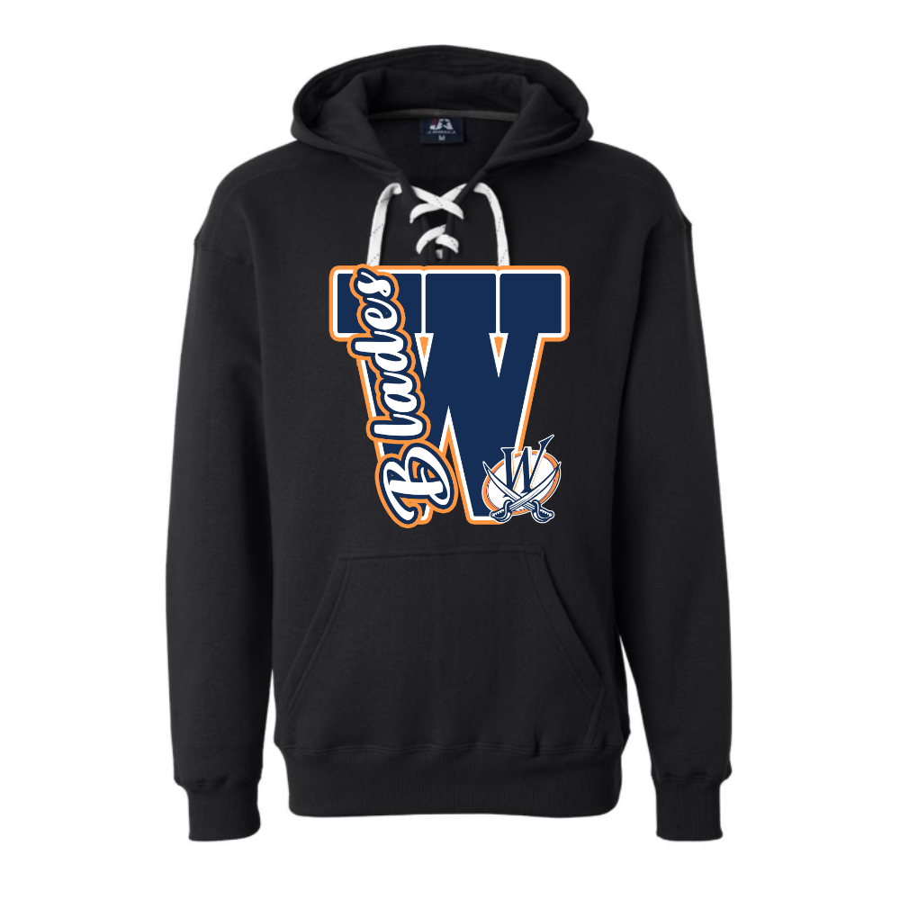 Blades Varsity Letter Adult Sweatshirt