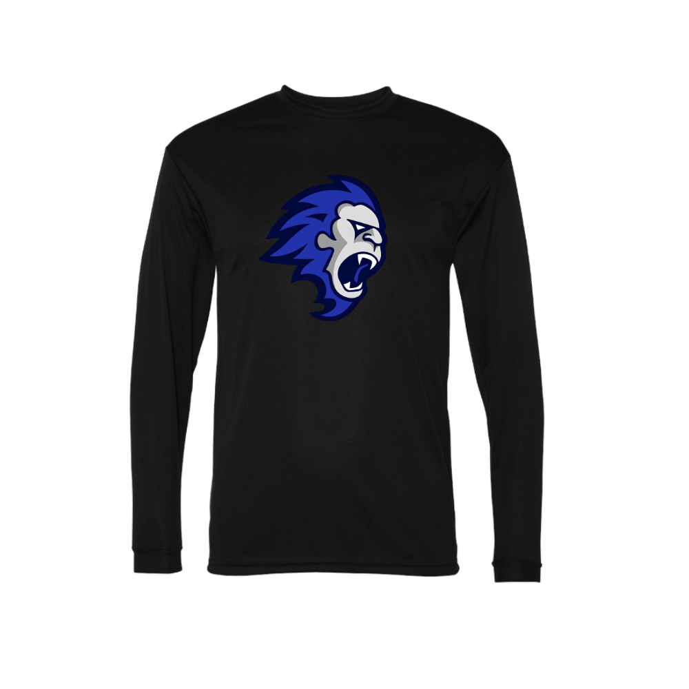 Beast Mascot Adult Long Sleeve Performance Shirt