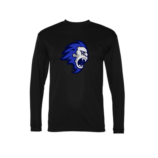 Beast Mascot Youth Long Sleeve Performance Shirt