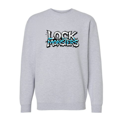Lock Monsters Grafitti Adult Sweatshirt