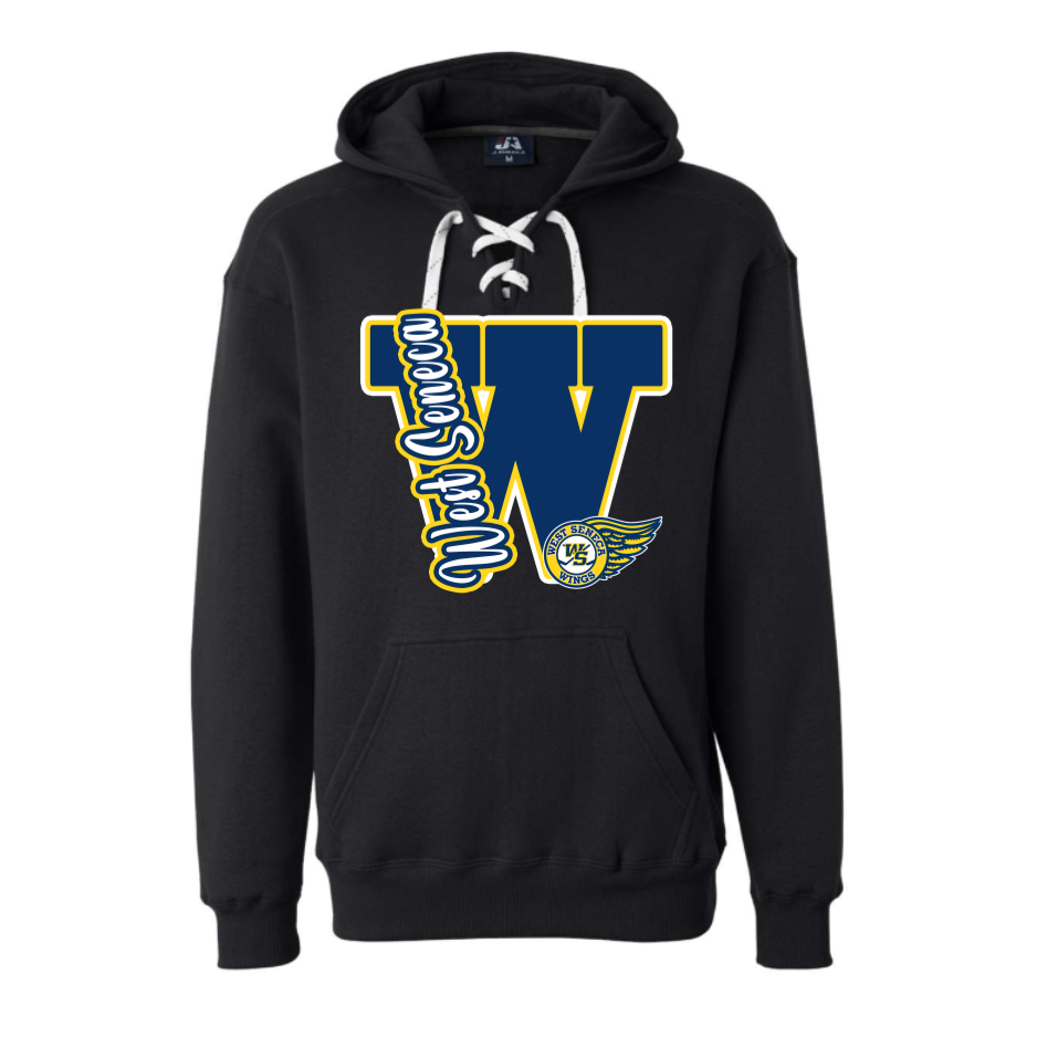 Wings Varsity Letter Adult Sweatshirt