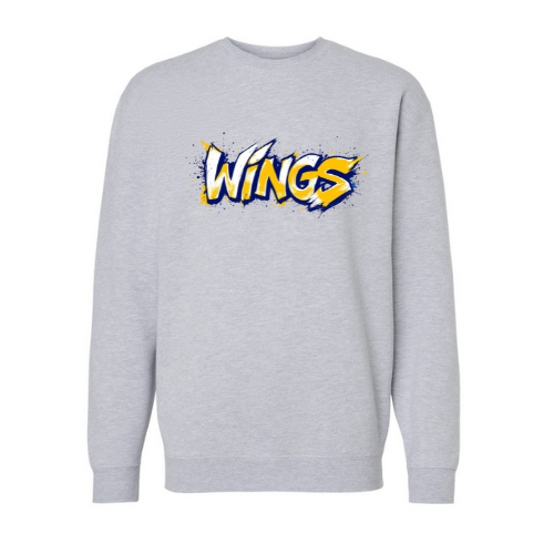 Wings Grafitti Adult Sweatshirt