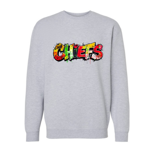 Chiefs Grafitti Adult Sweatshirt