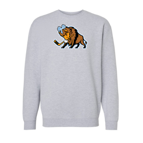 Buffalo Bisons Logo with Bow Adult Sweatshirt
