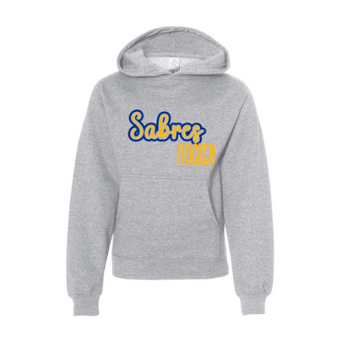 Jr. Sabres Blue See-Thru Youth Sweatshirt