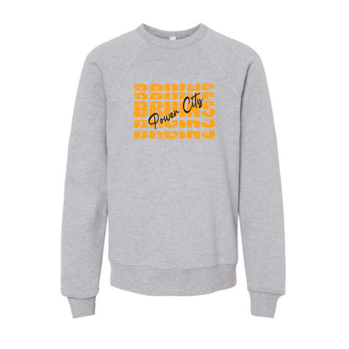 Power City Bruins Stacked Youth Sweatshirt