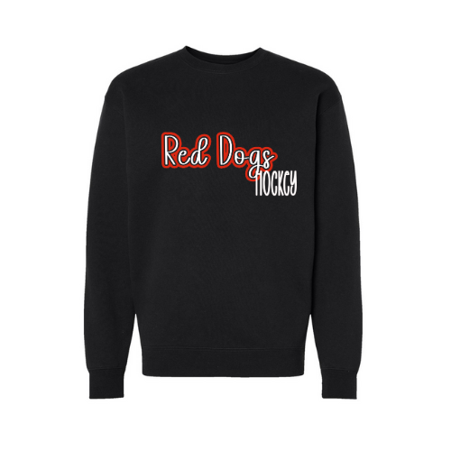 Red Dogs See-Thru Adult Sweatshirt