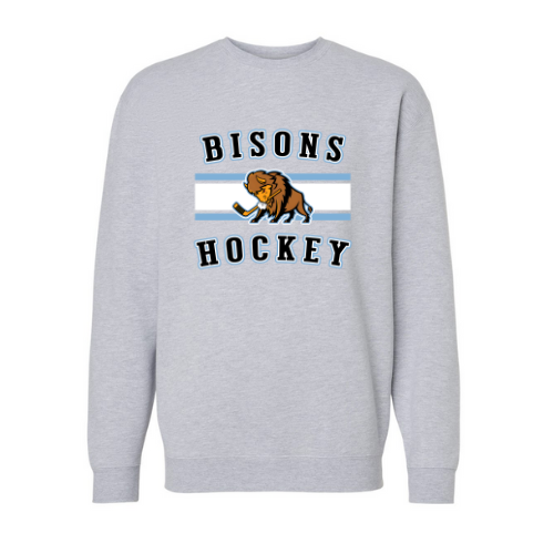 Buffalo Bisons Stripe Letter Adult Sweatshirt