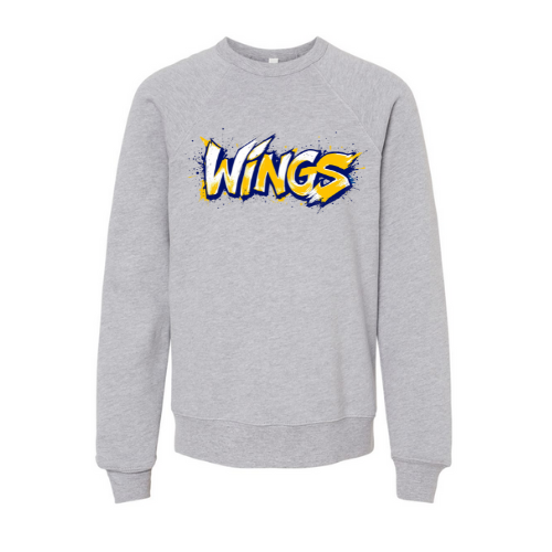 Wings Graffiti Youth Sweatshirt