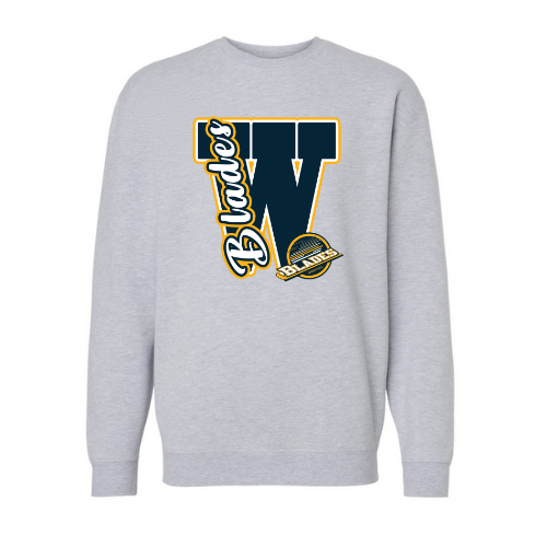 Blades Varsity Letter Adult Sweatshirt