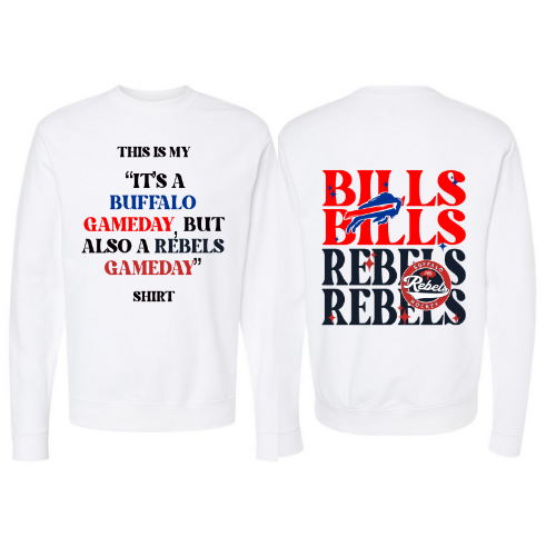 Buffalo/Your Team Adult Sweatshirt