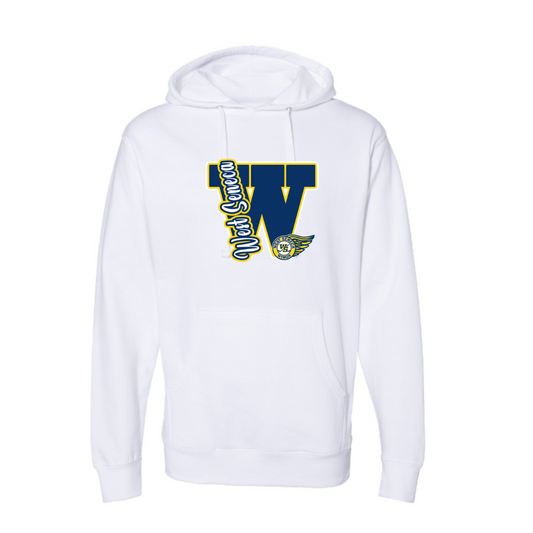 Wings Varsity Letter Adult Sweatshirt
