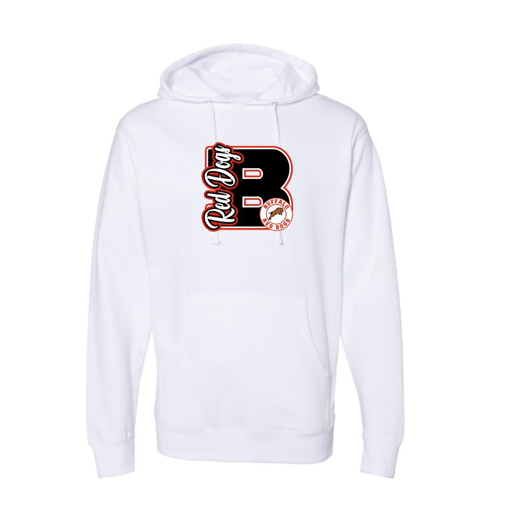 Red Dogs Varsity Letter Adult Sweatshirt
