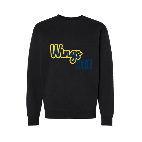 Wings See-Thru Adult Sweatshirt