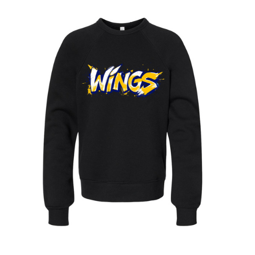 Wings Grafitti Adult Sweatshirt