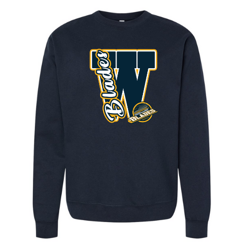 Blades Varsity Letter Adult Sweatshirt