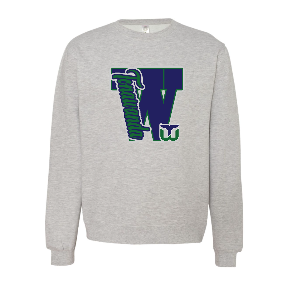 Whalers Varsity Letter Adult Sweatshirt