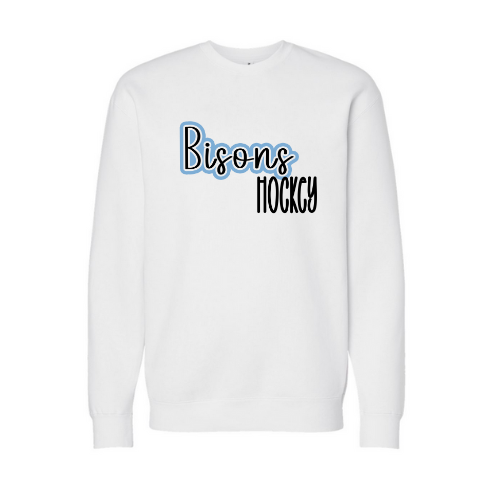 Bisons See-Thru Adult Sweatshirt