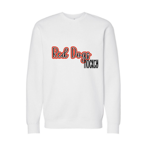Red Dogs See-Thru Adult Sweatshirt